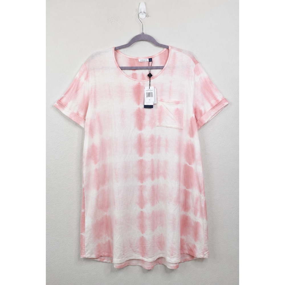 Cabana Life T-Shirt Dress Sun Protection UPF 50+ Sz XL‎ Tie Dye Stretch Coastal
